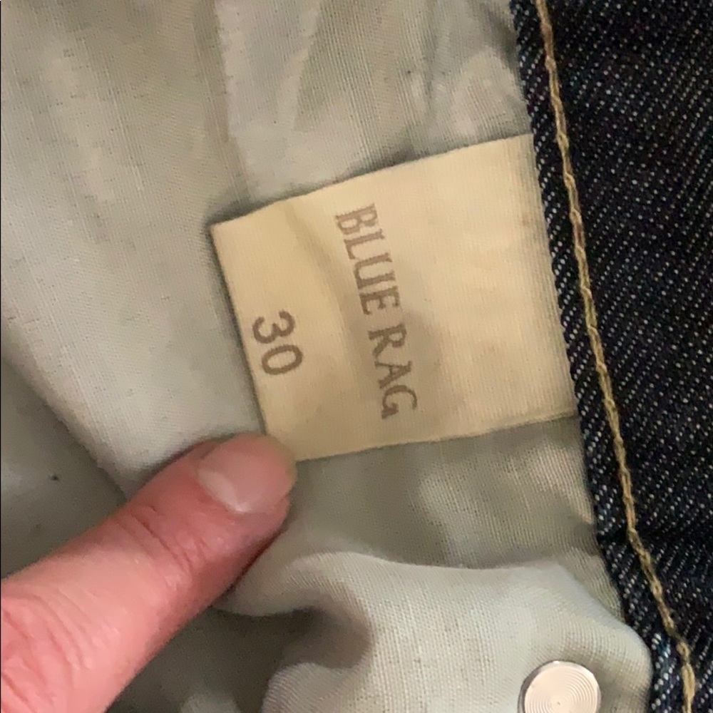 Blue Rag- Straight Leg Denim Jeans EUC - Picture 5 of 9